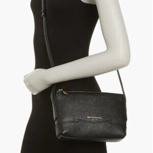 Bruno Magli Easy Leather Crossbody Black Bag (NWOT)